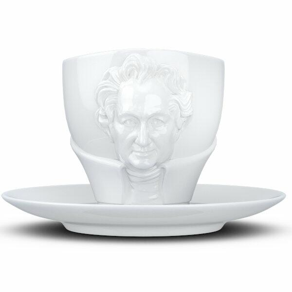 FiftyEight Products Cup & Saucer 260ml - TALENT Johann Wolfgang von Goethe