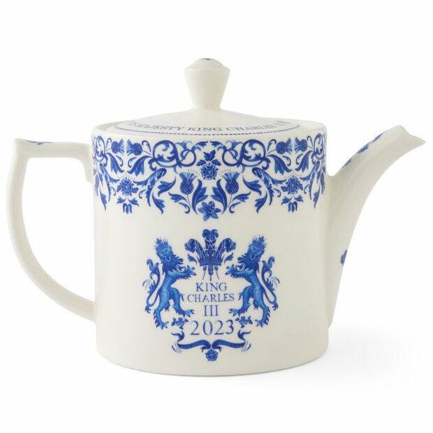 Spode King Charles III Coronation Teapot