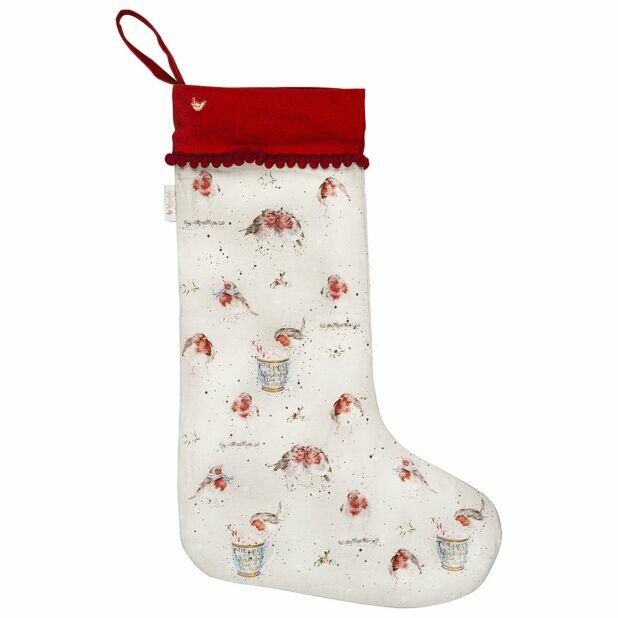 Wrendale Designs - Christmas Stocking - Seasons Tweetings Robin