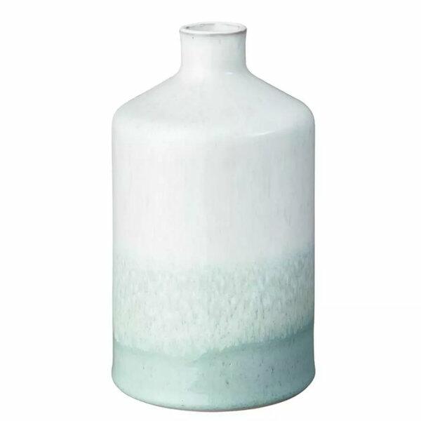 Denby Kiln Green Large Bottle Vase 20cm Gift Boxed