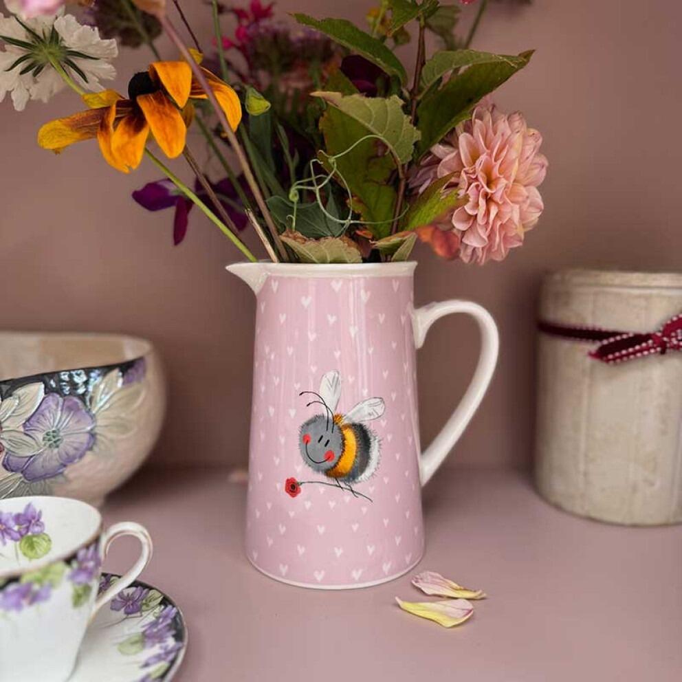 Alex Clark Bee and Flower Jug 500ml