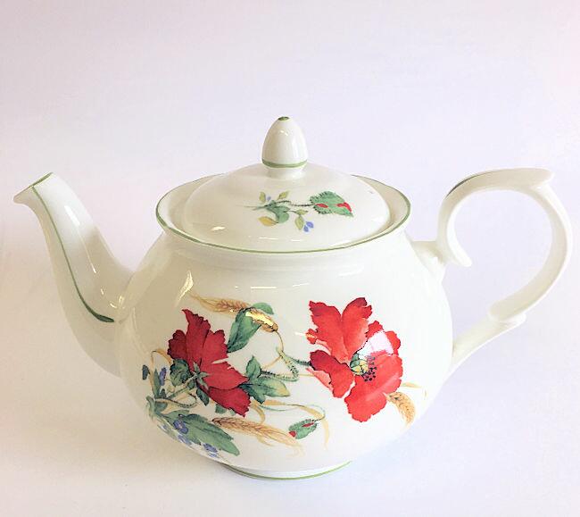 Duchess China Poppies - Teapot Large 6 cup