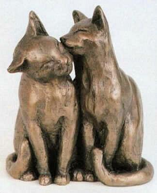 Frith Sculpture - Cats - Yum-Yum & Friend