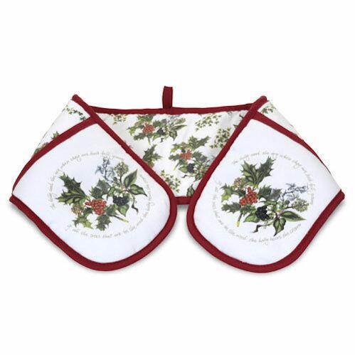 Pimpernel Holly & Ivy Double Oven Glove