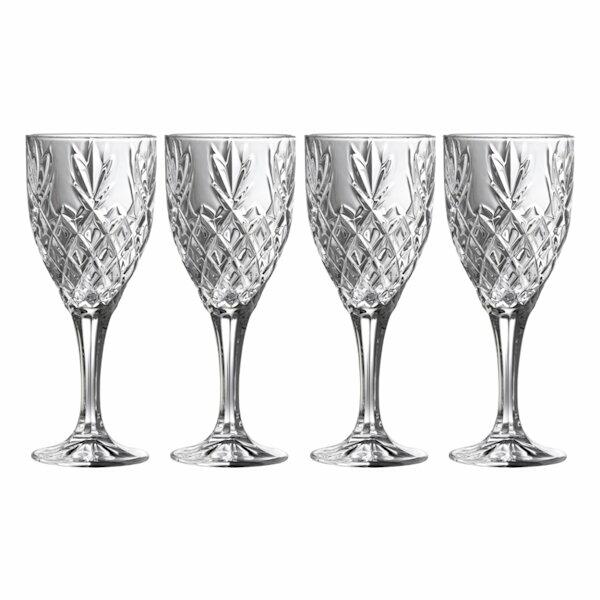 Galway Crystal Renmore Goblet - Set of 4