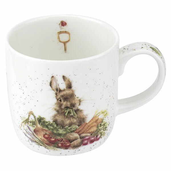 Royal Worcester Wrendale Designs - Mug - Rabbit - Grow Your Own