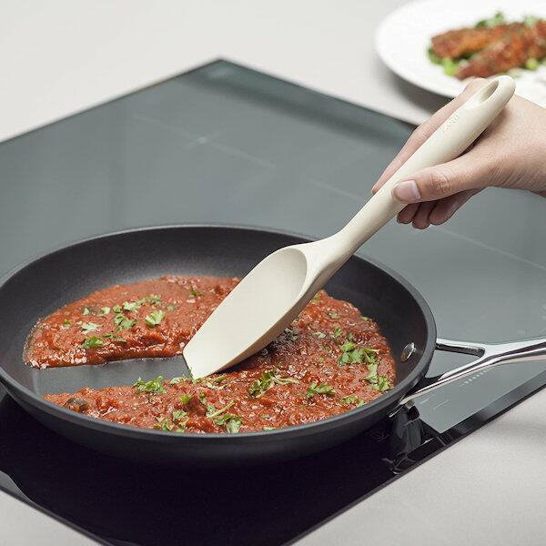 Zeal Silicone Non-Scratch Spatula Spoon Cream 26cm or 10in