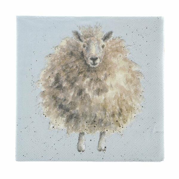 Wrendale Designs - Napkins - Luncheon - The Woolly Jumper Sheep