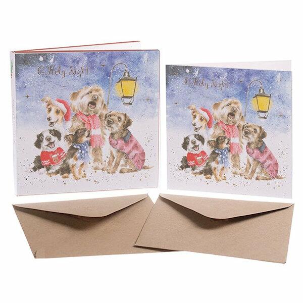 Wrendale Designs Oh Holy Night Dogs - Boxed Cards