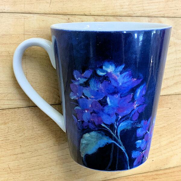 Royal Worcester Nel Whatmore Mug Everlasting Blue - Hydrangea
