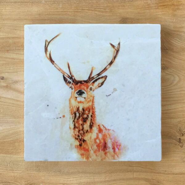 Country Creation - Small Marble Trivet - His Majesty