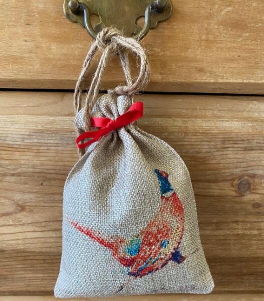 Country Creation - Lavender Bag - Running Pheasant