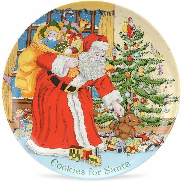 Spode Christmas Tree - Cookies for Santa 9in 23cm Plate
