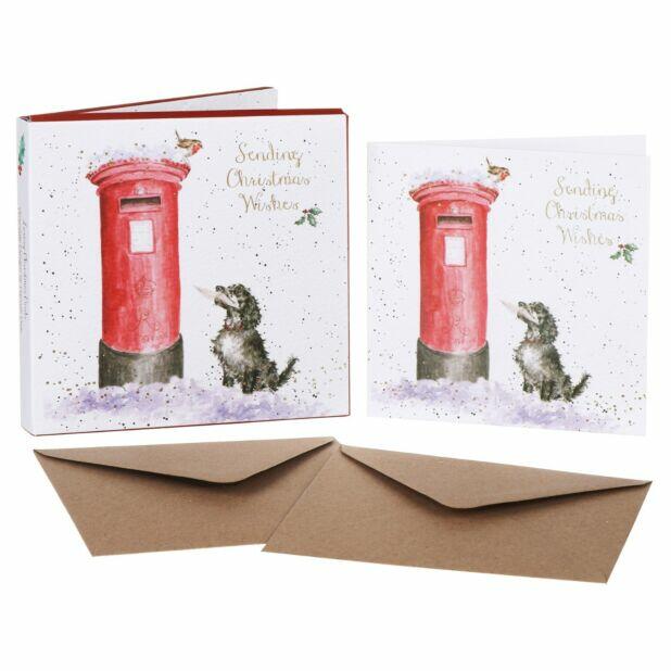 Wrendale Designs Christmas Wishes - Set of 8 Luxury Boxed Cards