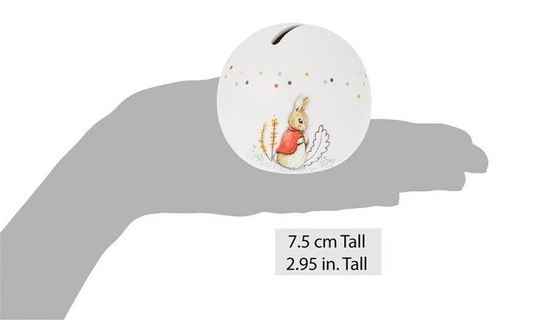 Beatrix Potter - Flopsy Bunny Money Bank - Sphere 9cm