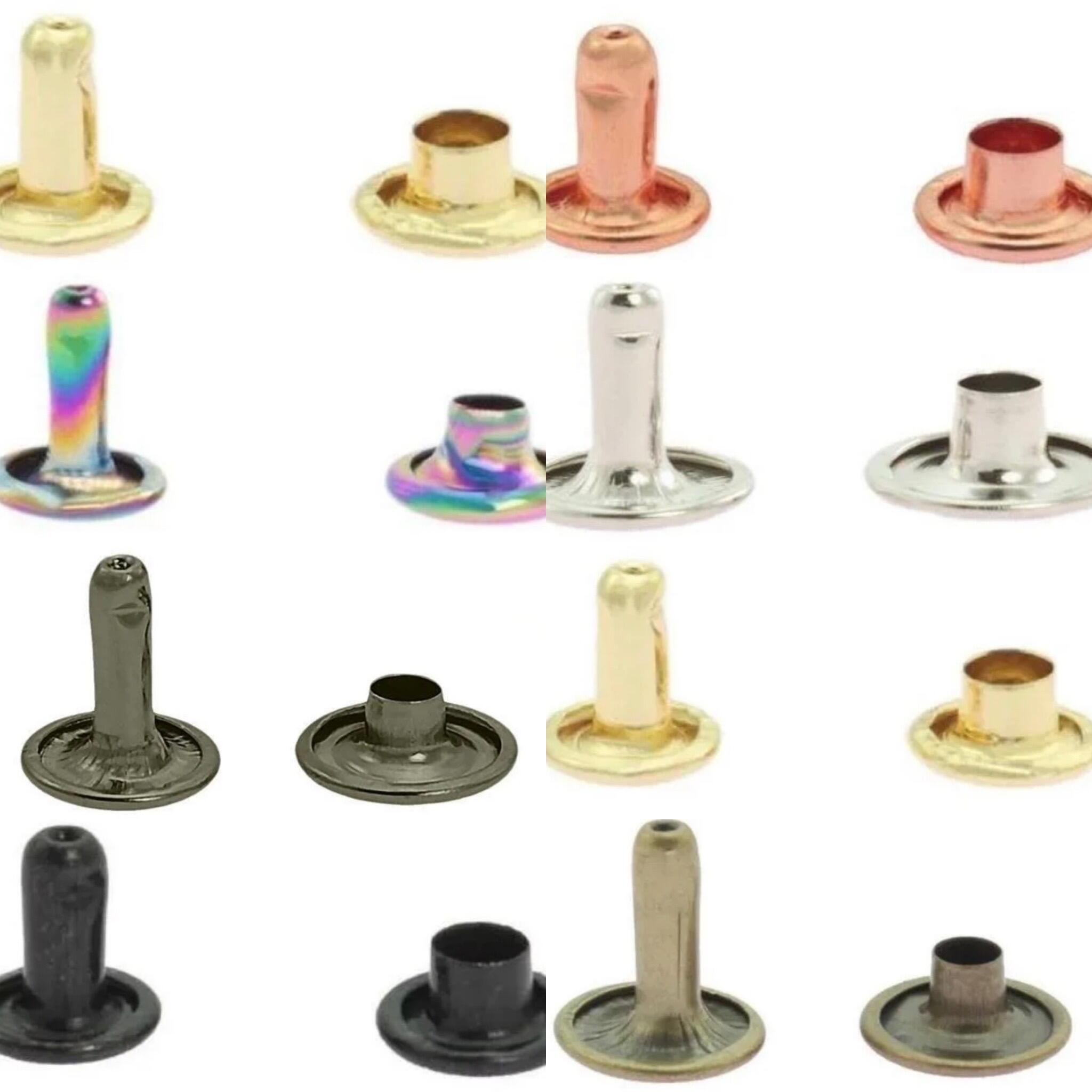 Double cap rivets