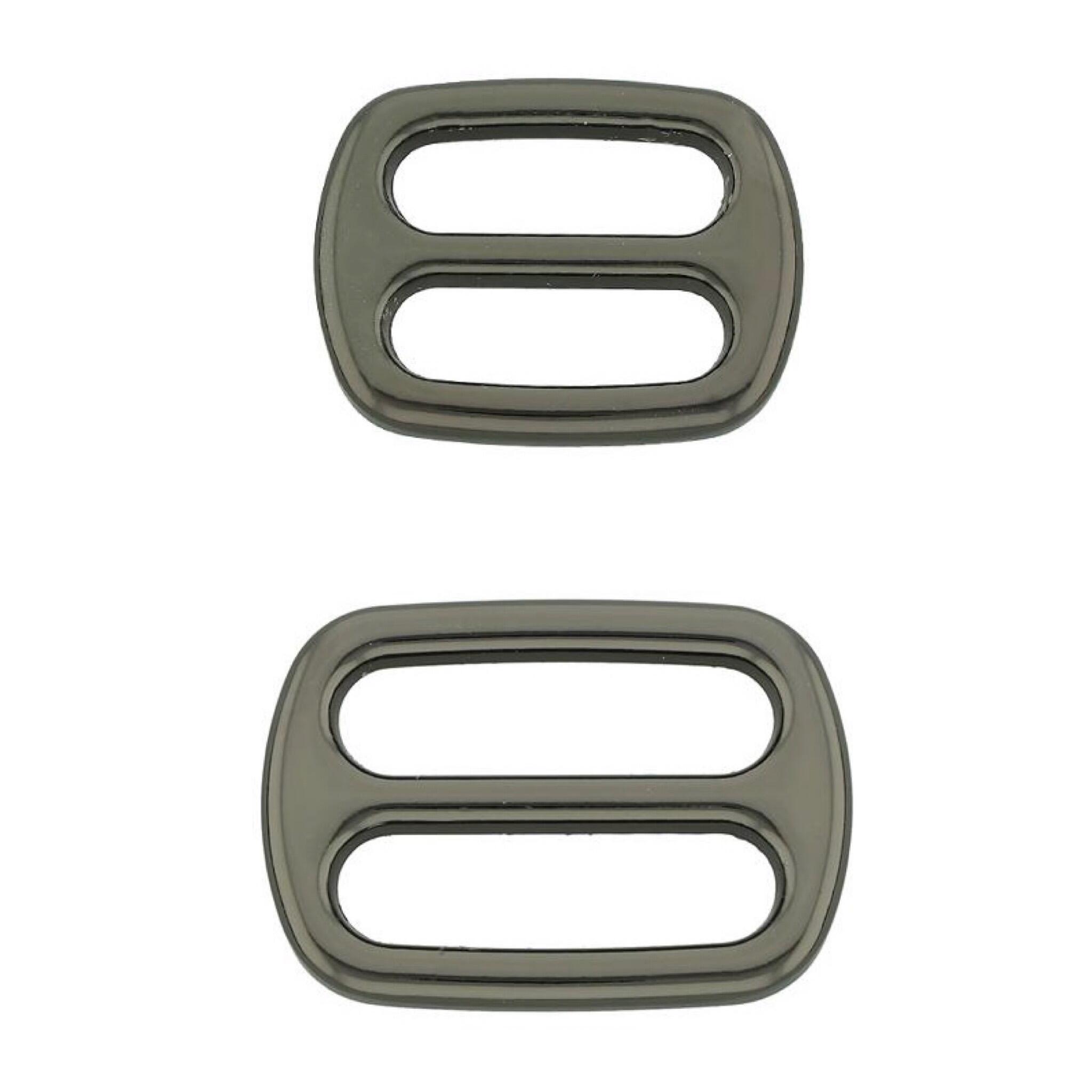 Grey metal triglide