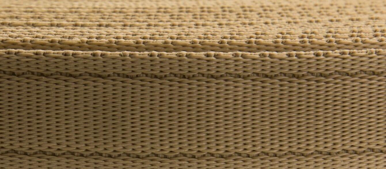 Beige cushion webbing