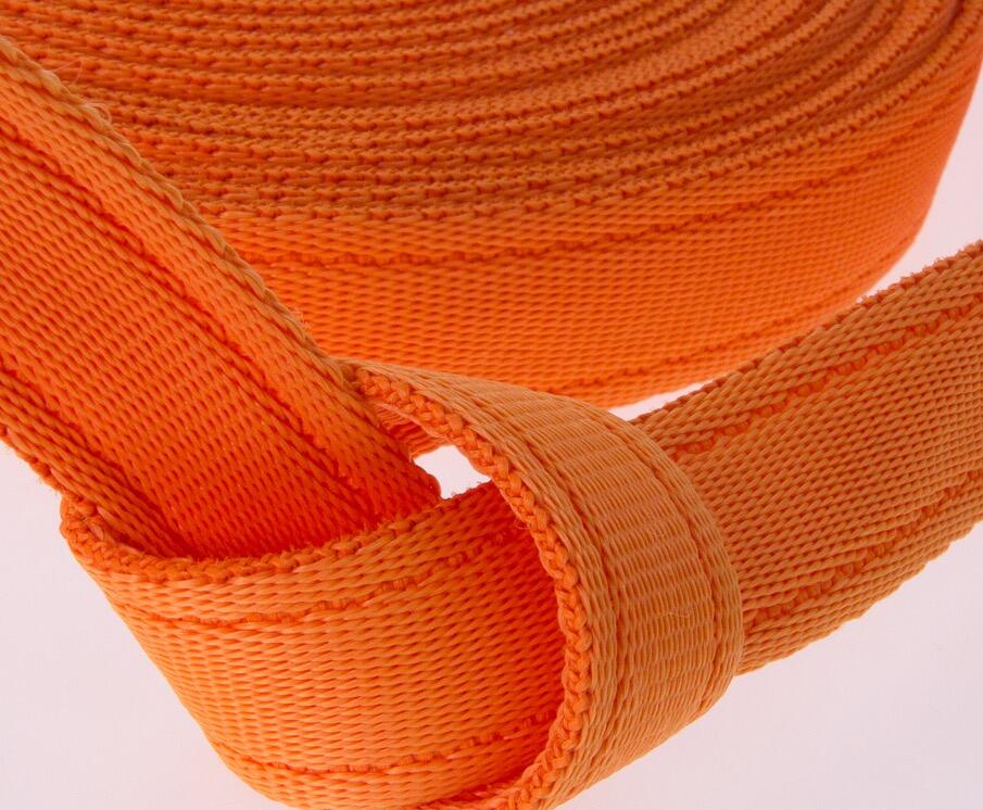Orange cushion webbing