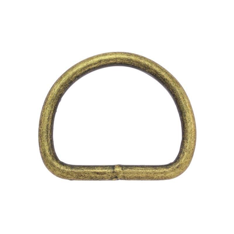 Antique brass D ring
