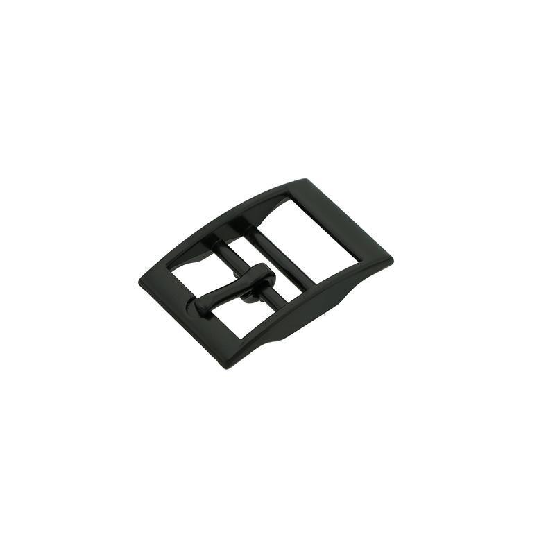 Black caveson buckle