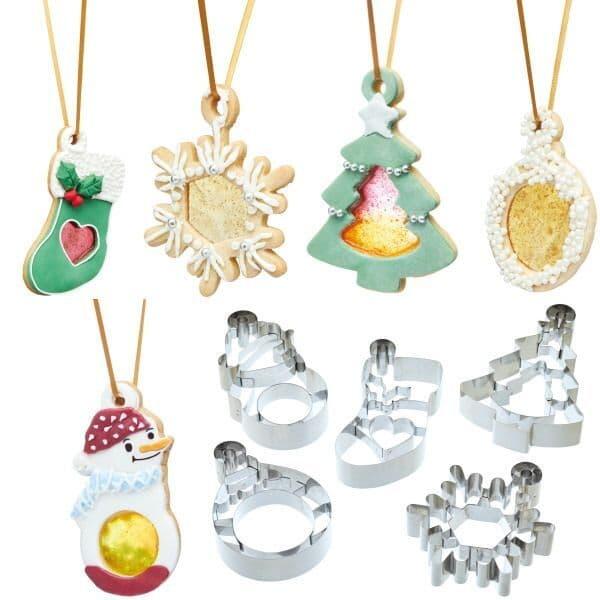 Stained Glass Christmas Cookie Cutters