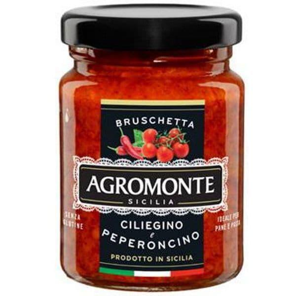 Sicilian Cherry Tomato & Red Pepper Bruschetta