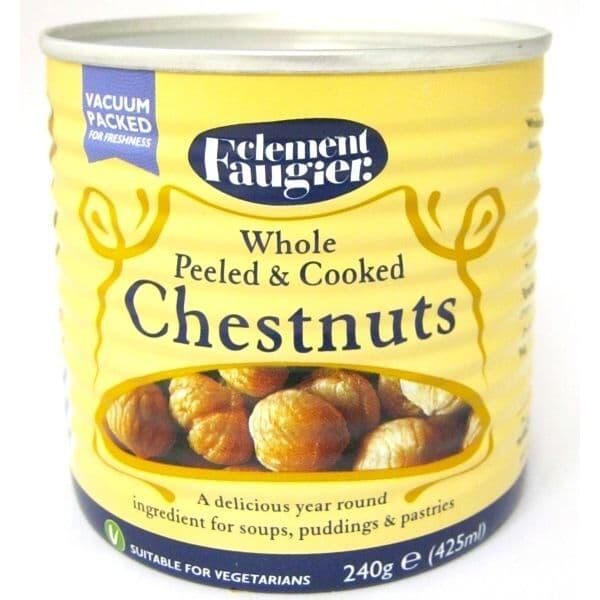 Clement Faugier Whole Peeled Cooked Chestnuts