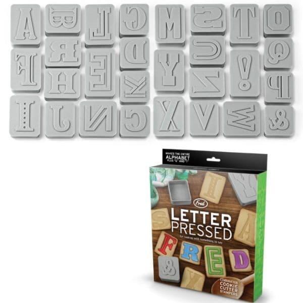 Letter Press Cookie Cutters