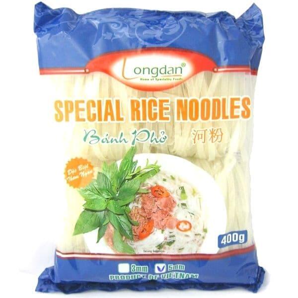 Square Rice Noodle Buy Vietnamese Flat Rice Noodles (Banh Pho) 400g buy online in the UK ...