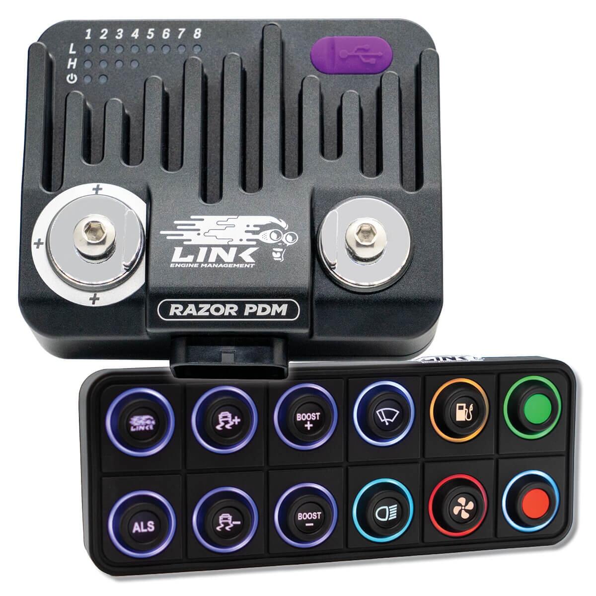 Link ECU Razor PDM Bundle - Razor PDM + 12 Button CAN Keypad - 135-9500B