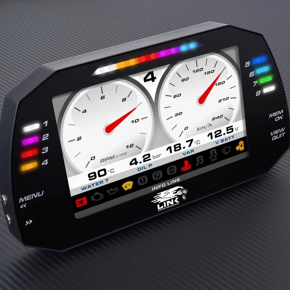 Link ECU LINK MXG Strada Light 7-inch Dash - Street Edition - 100-0178 - image 2