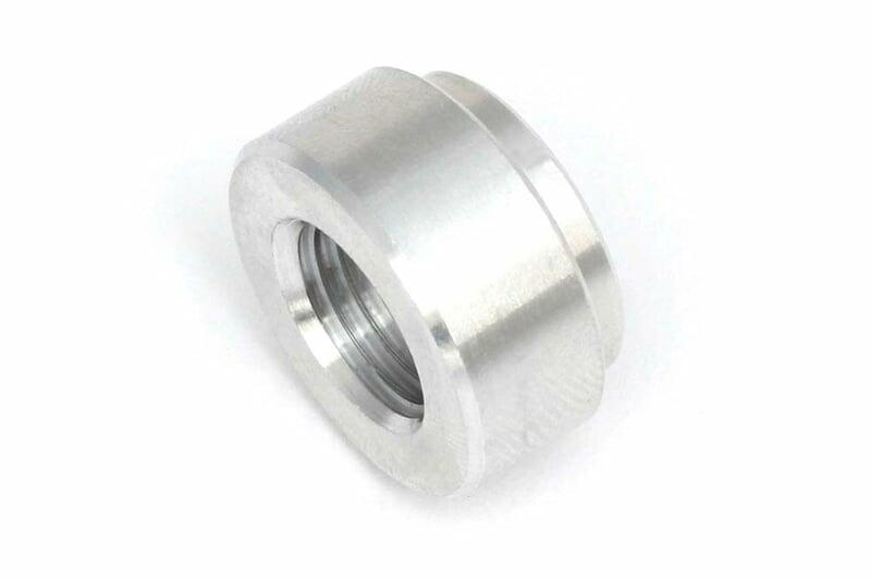 Haltech Weld on Fitting 1/8 NPT - 27 TPI - 6061 Aluminium Size: 20.4mm x 13mm - image 3