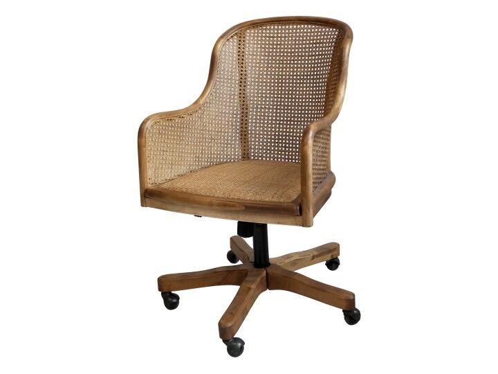 Rattan desk chairs hotsell