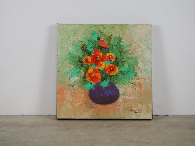 Orange Spring Flowers - front