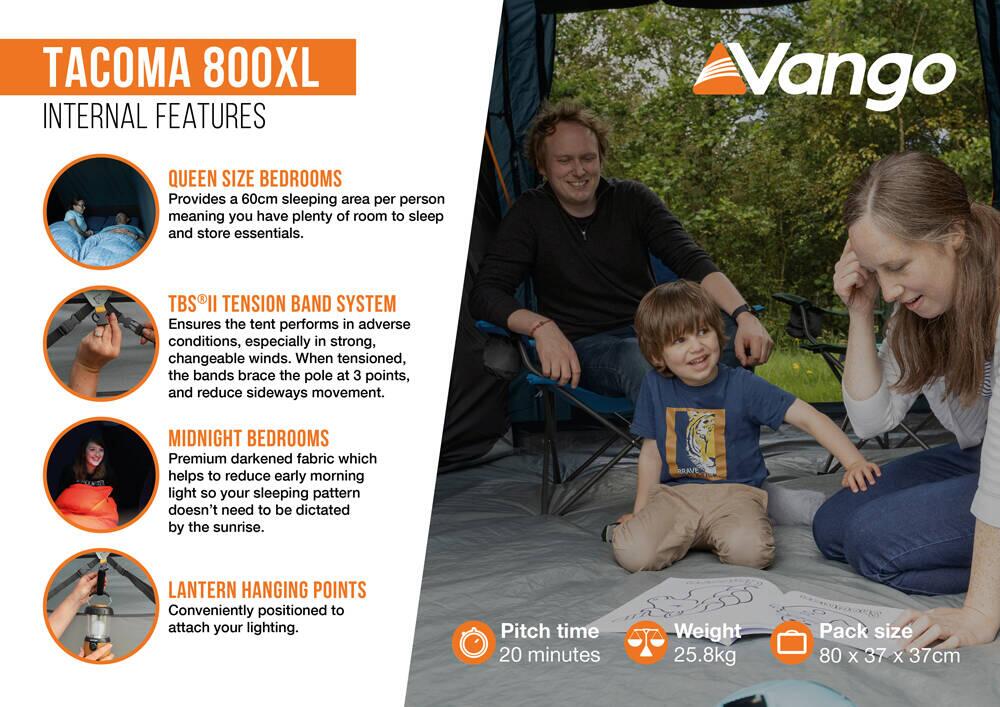 Vango Tacoma 800XL Package | Tents