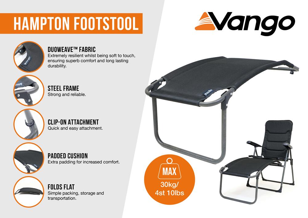 Hampton Padded Footstool - 3