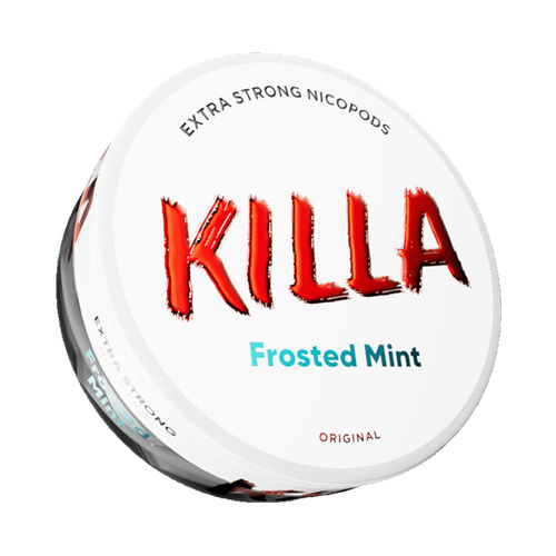 Killa Frosted Mint Slim Nicotine Pouches Extra Strong