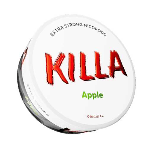 Killa Apple Slim Nicotine Pouches Extra Strong