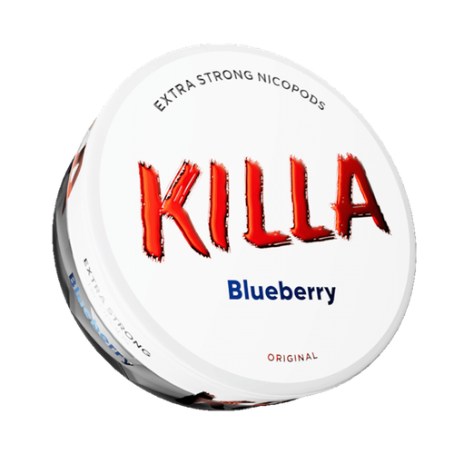 Killa Blueberry Slim Nicotine Pouches Extra Strong