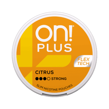 On! Plus Slim Citrus Nicotine Pouches Strong