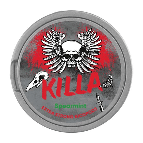 Killa Spearmint Slim Extra Strong Nicotine Pouches