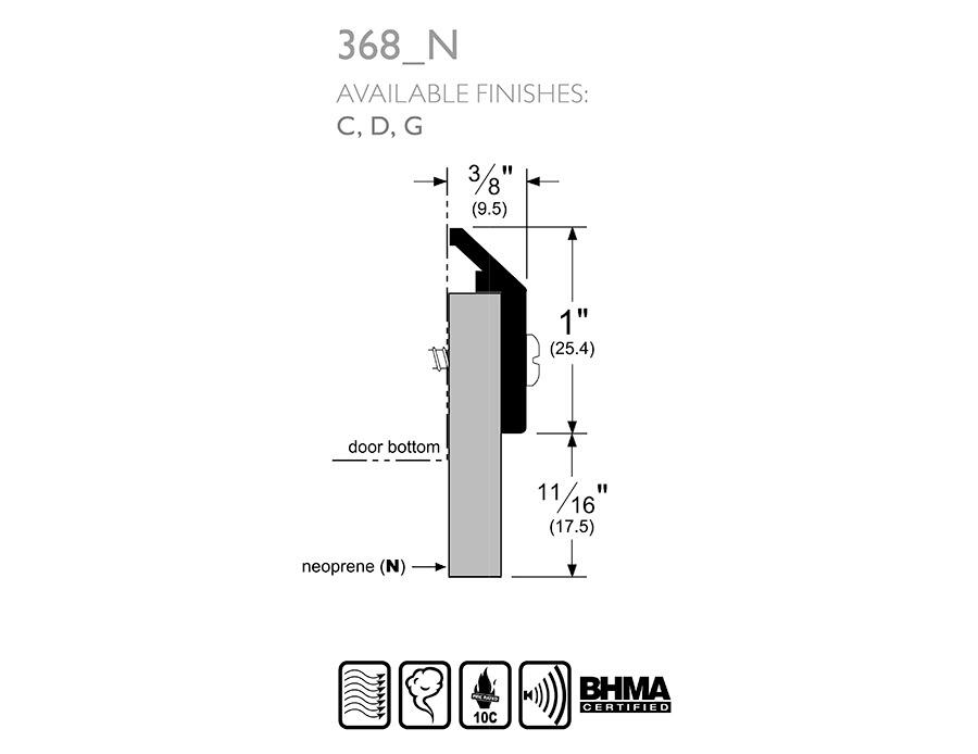 Pemko 368_N | Door Bottom Sweeps