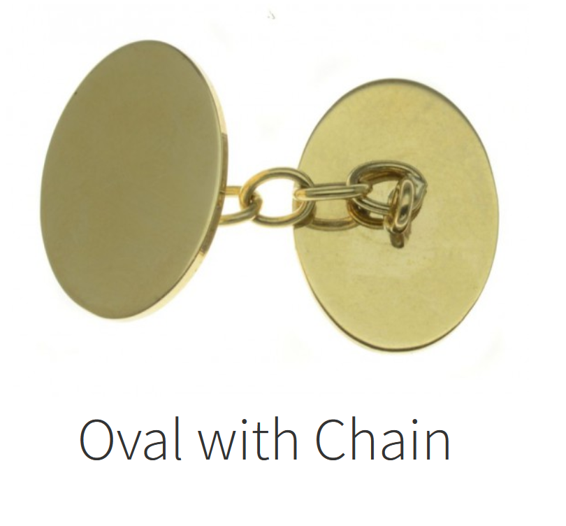 a lighter weight 1mm thick chainlink cufflink