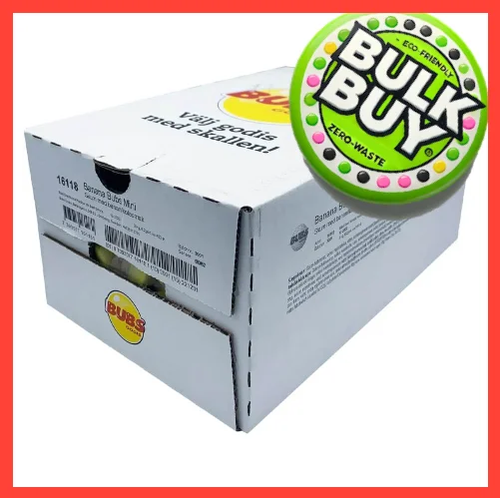 Bubs Mini Banana Toffee Ovals Bulk Box 3kg