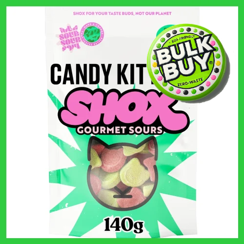 Candy Kittens Shox Sweets 10 x 140g Pouches