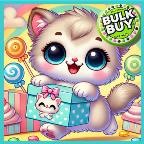 10 X 140g bags Candy Kittens Very Cherry Pouch