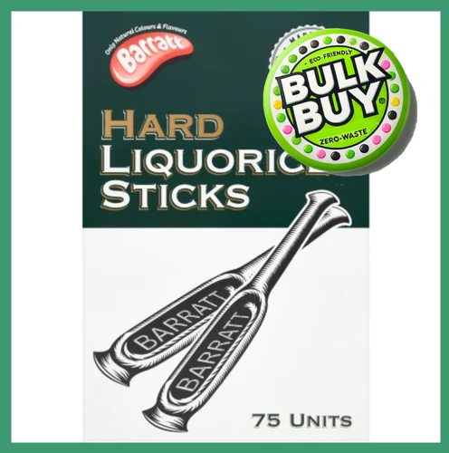 Barratt Hard Liquorice Sticks Box of 75