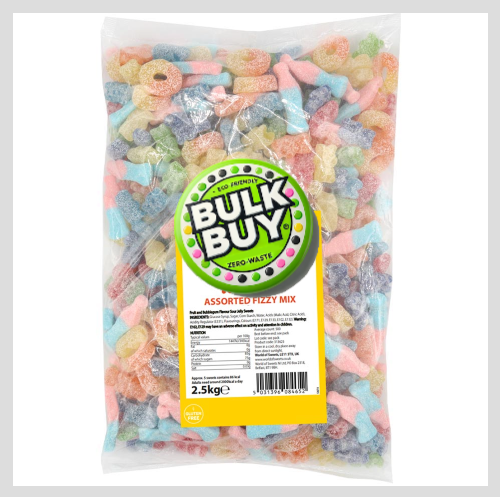 Kingsway Assorted Fizzy Mix Bulk Buy 2.5kg