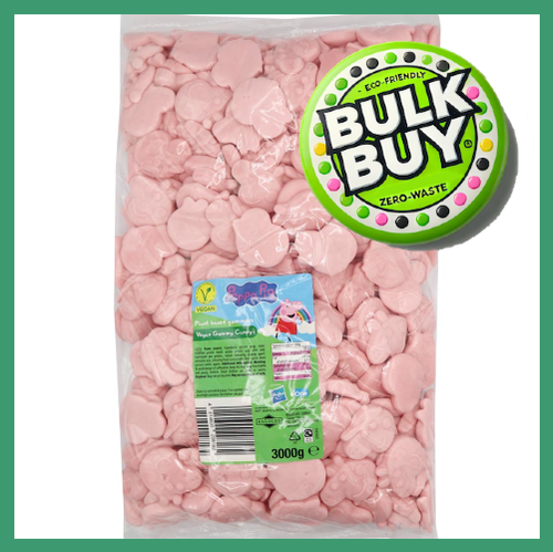 Peppa Pig Gummies in a colourful 3kg bulk bag